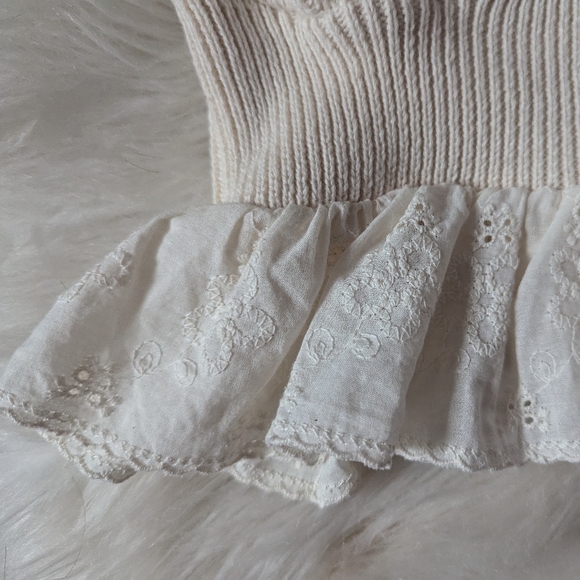 NWT Zara Cotton Knitted Corset Top - Picture 7 of 12